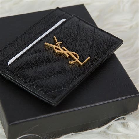 ysl card case gold|ysl cardholder men.